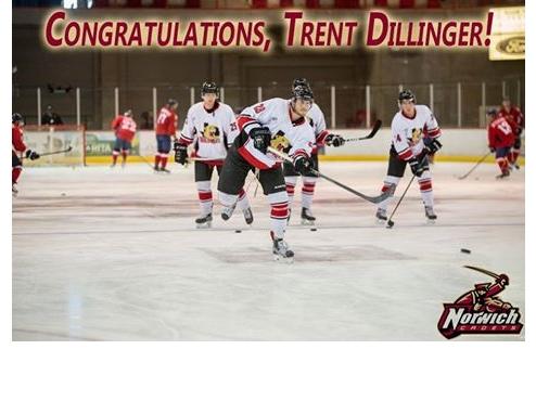 Former Wild Player Trent Dillinger Commits to Norwich University