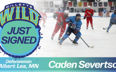 We’ve added another new player on the Wild roster! 🏒Welcome, Caden Severtson from Albert Lea, MN. Caden played Defense for Albert Lea High School in the 2020-2021 season and we’re excited to have him on our team!
