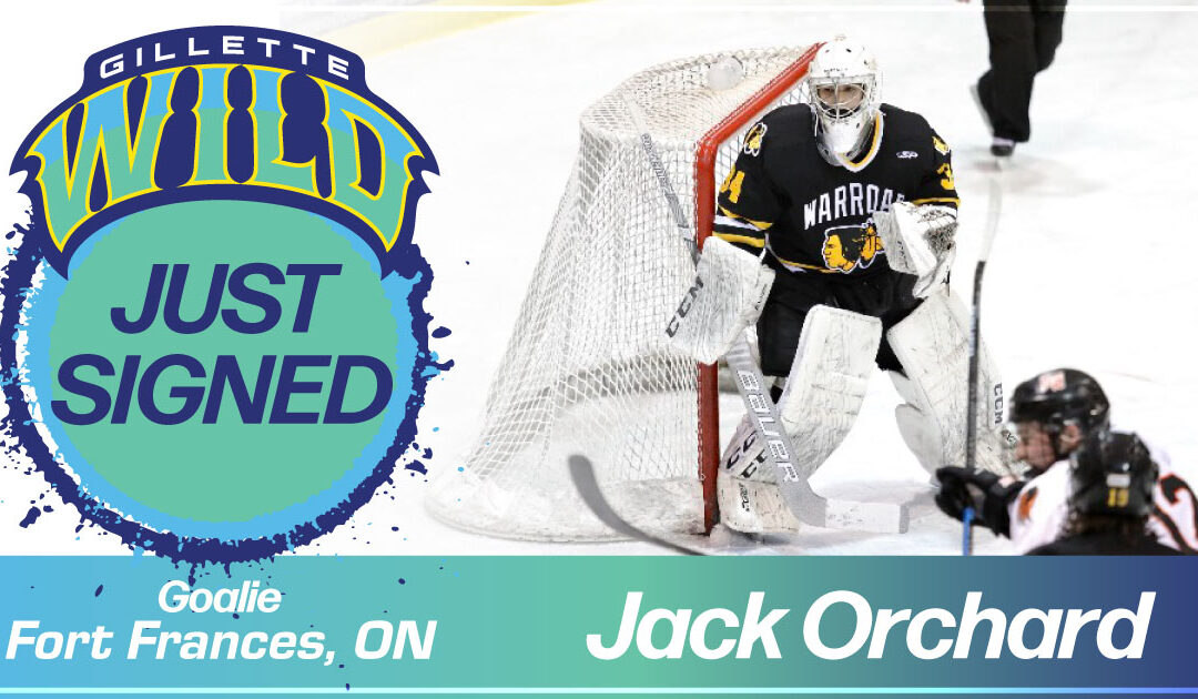 Jack Orchard has been added to the 2021-2022 Wild roster! Jack is originally from Fort Frances, ON, and played as Goalie for Warroad High School. Welcome to the Wild, Jack!