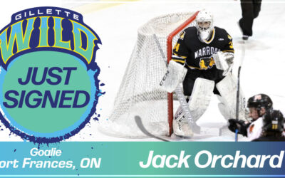 Jack Orchard has been added to the 2021-2022 Wild roster! Jack is originally from Fort Frances, ON, and played as Goalie for Warroad High School. Welcome to the Wild, Jack!