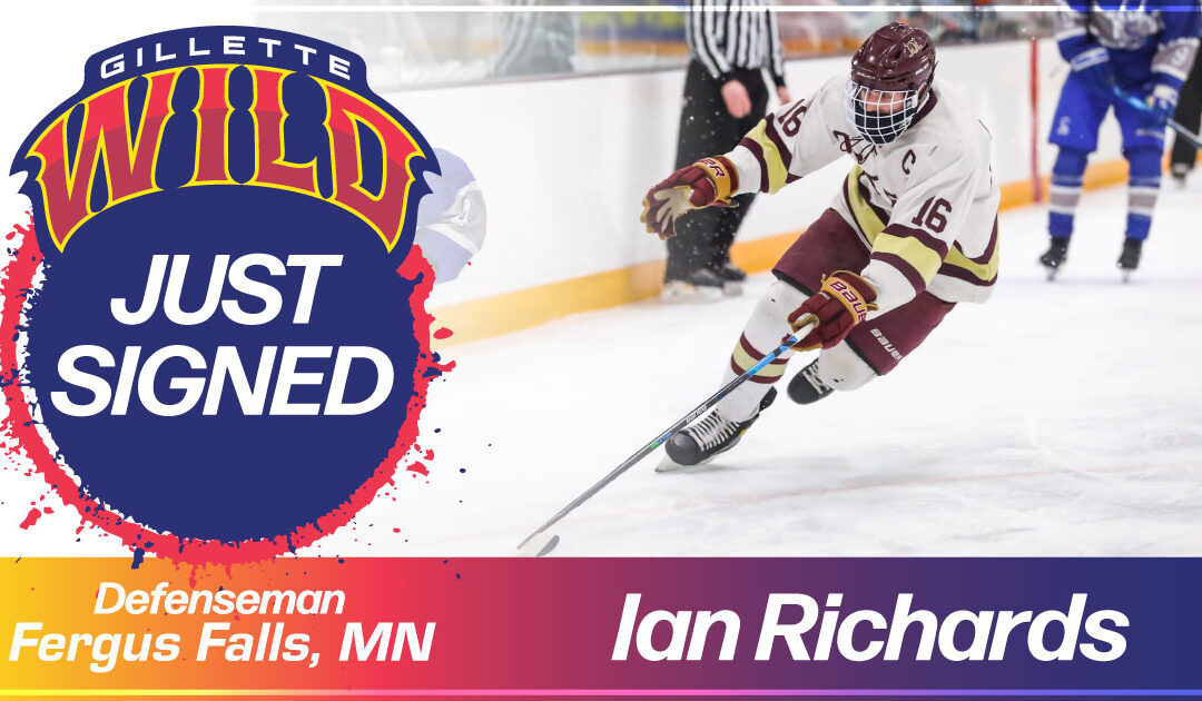 Ian Richards from Fergus Falls, MN has been added to our roster! Richards plays Defense and played for Fergus Falls High School. 🎉Welcome to the WILD!