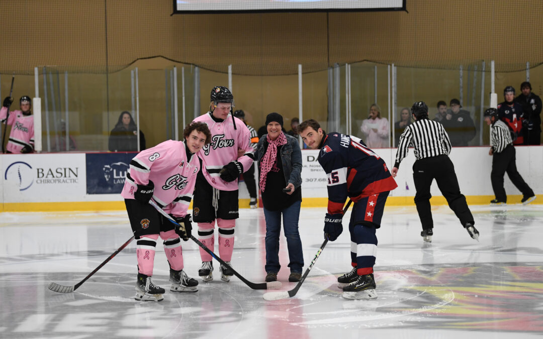 The Wild Go 2-0 for Paint The Rink Pink Weekend