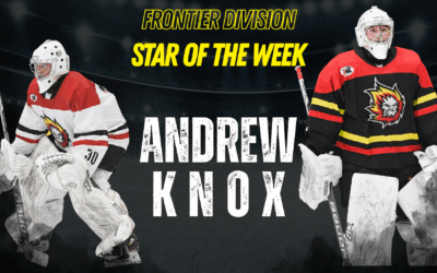 Knox Named Frontier Star of the Week